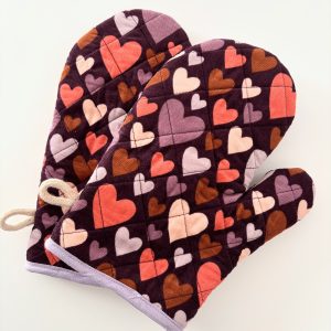 Maniques de cuisine en velours