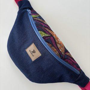 grande banane en jeans et wax