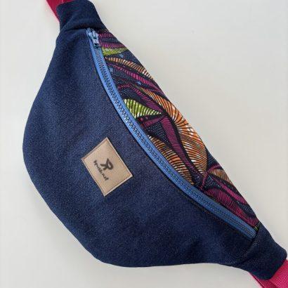 grande banane en jeans et wax