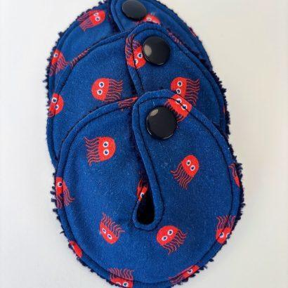 Lingettes pour sonde d'alimentation enterale poulpes