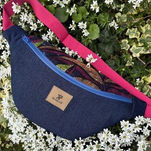 Banane colorée en wax et jeans