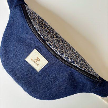 Banane en jeans et tissus japonais