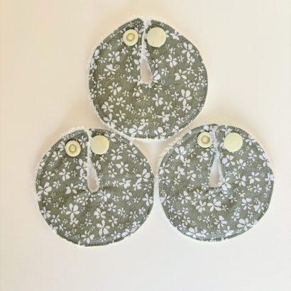 Lingettes de gastrostomie pour enfant pu adulte en bambou oeko tex.