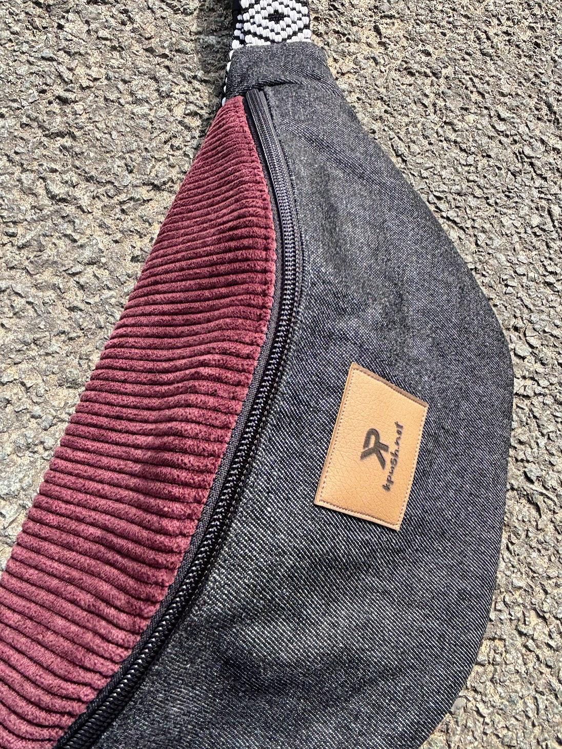 IMG_0887 Sac en Jeans et velours avec zip solide