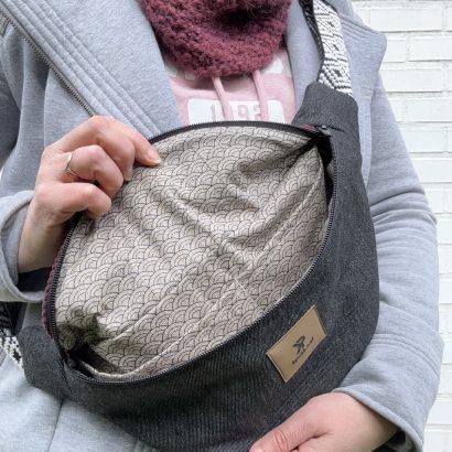 Doublure intéreieure en tissus d'inspiration Japonaise