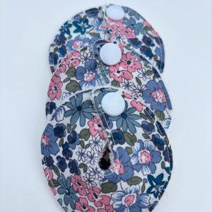Trio de lingettes fleuries pour sonde de gastrostomie