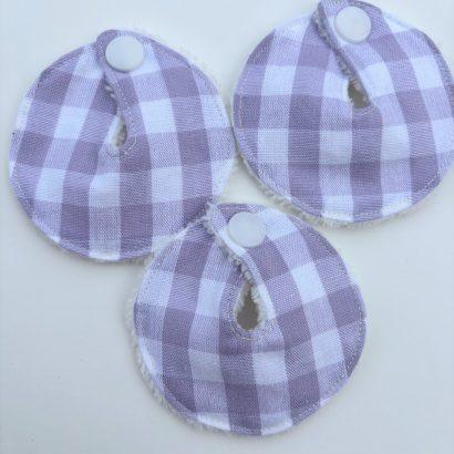 Trio de lingettes lavables en bambou