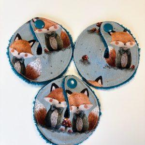 Lingette de gastrostomie mignonnes enfant renards