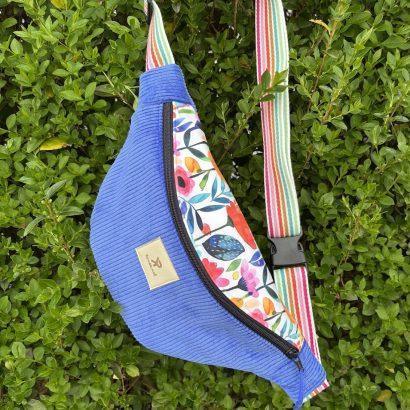 Maxi banna een velours et tissus à fleurs