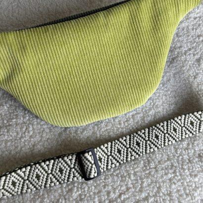 Couleurs sac velours cousu main