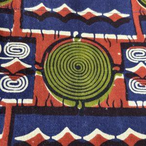 Tissus Africain coloré pour cette pochette a livres