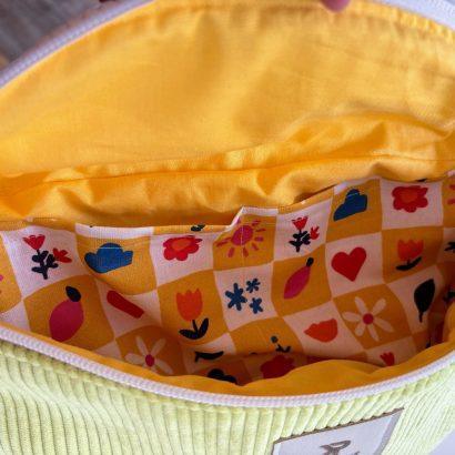 Doublure banane xl anis-jaune