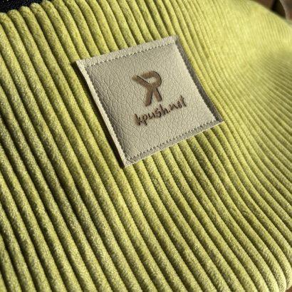Velours vert anis