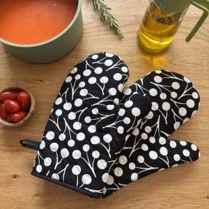 Gants pour le four en wax pour homme et femme