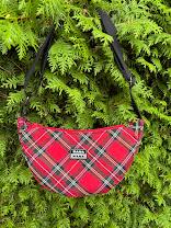 Sac demi lune en tartan