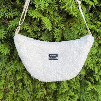 sac en bouclette mouton couleur crème